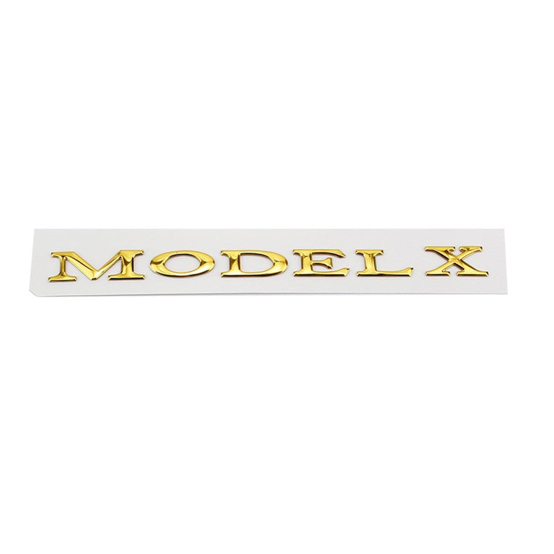 Replace ABS Letter Rear Tail Emblem Sticker Badge Decal For TESLA Model 3 X S - larahd