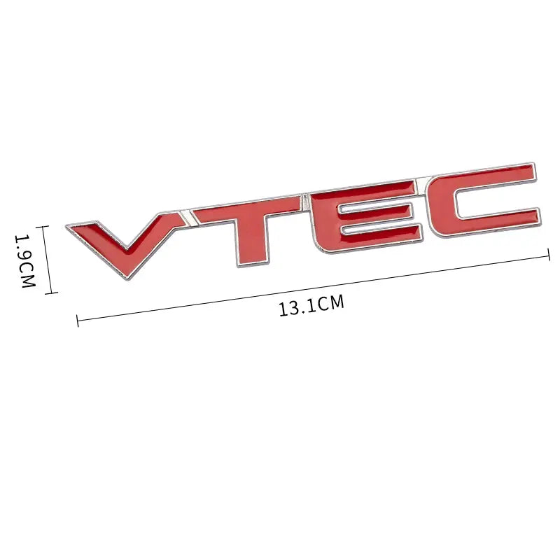 3D Metal VTEC i-VTEC CIVIC Sticker Emblem Badge Decals for Honda City Civic Accord