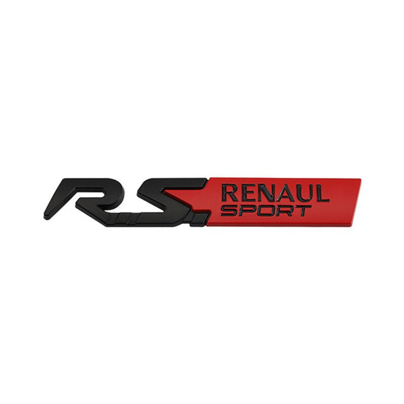 Metal GT Renaul Sport Badge rear Emblem tail sticker For Peugeot Kia - larahd