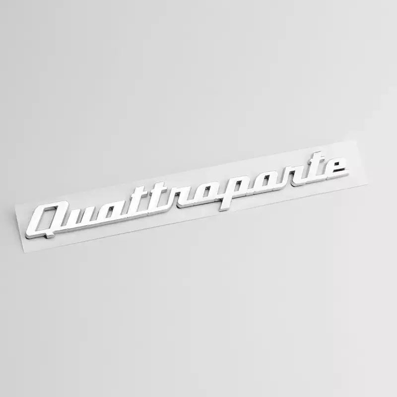 Maserati GTS Gransport Granlusso Quattroporte Granturismo Letter Emblem Badge Stickers Decals