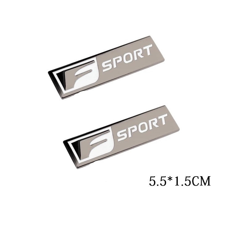 F-Sport Emblem Metal Logo Badge Side Fender Marker Trunk Lid for Lexus