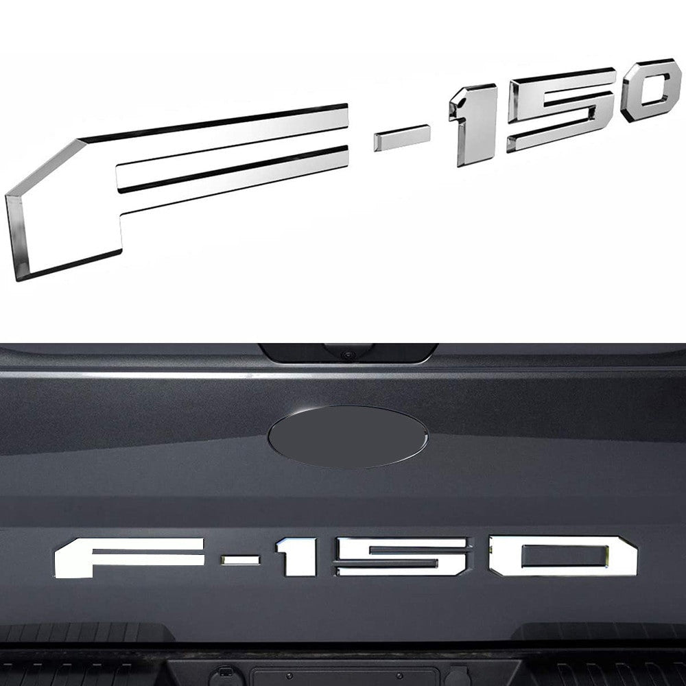 F150 Rear Trunk Tailgate Inserts Letters 3D Emblem Badge For Ford 2021 - larahd