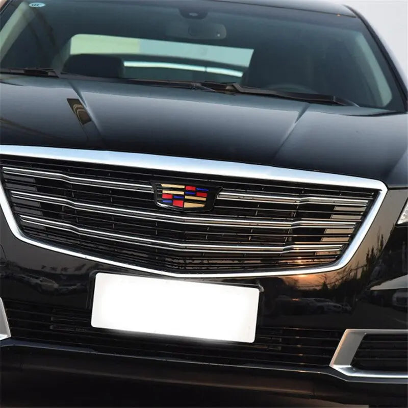 Cadillac Front Grille Emblem Tailgate Trunk Badge Sticker for XTS XT5 XT6 ATSL SRX BLS CT4 CT5 CT6 - larahd