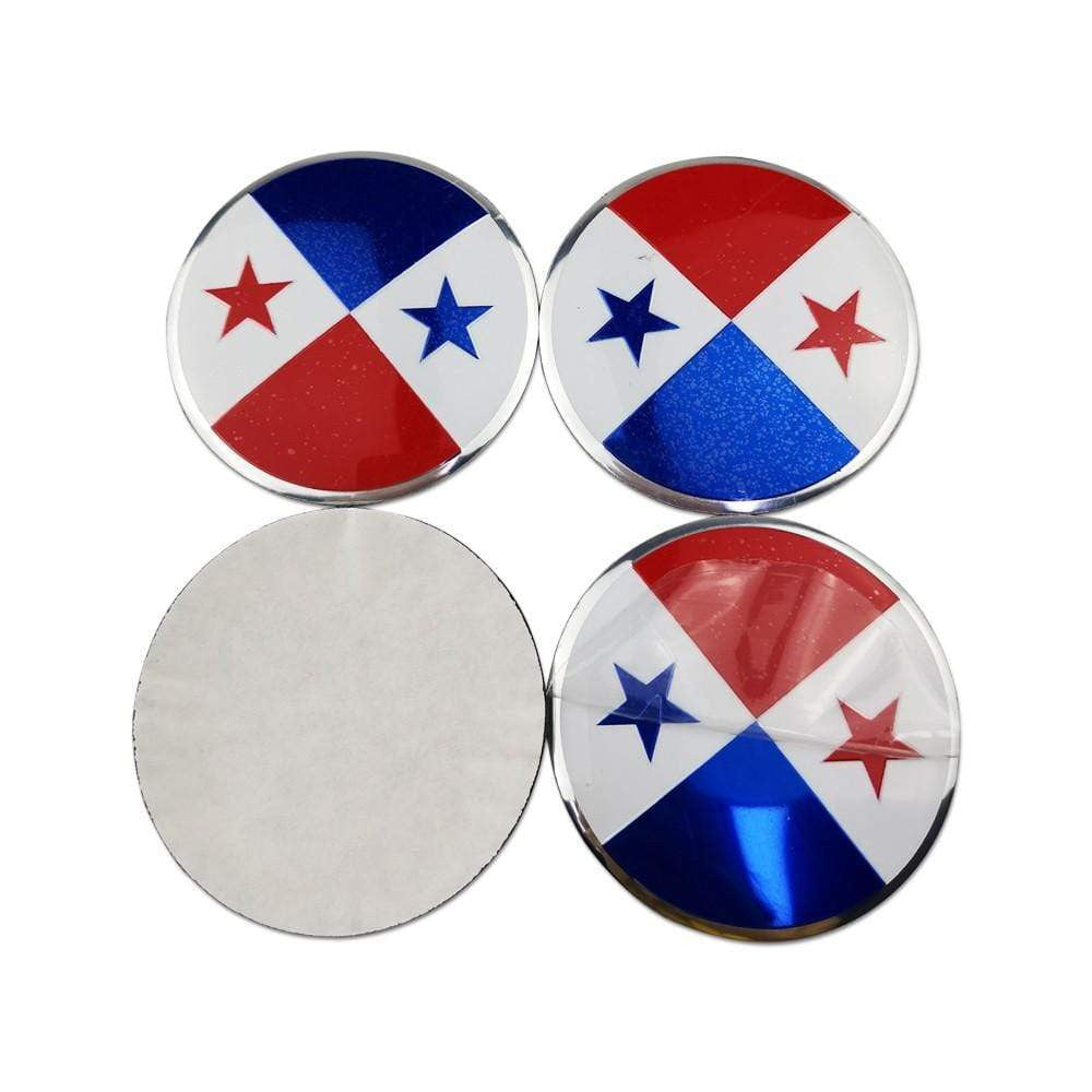 4PCS 56mm Germany America Italy National Flag Car Wheel Center Hub Cap Sticker Auto Tire Emblem Badge Decal