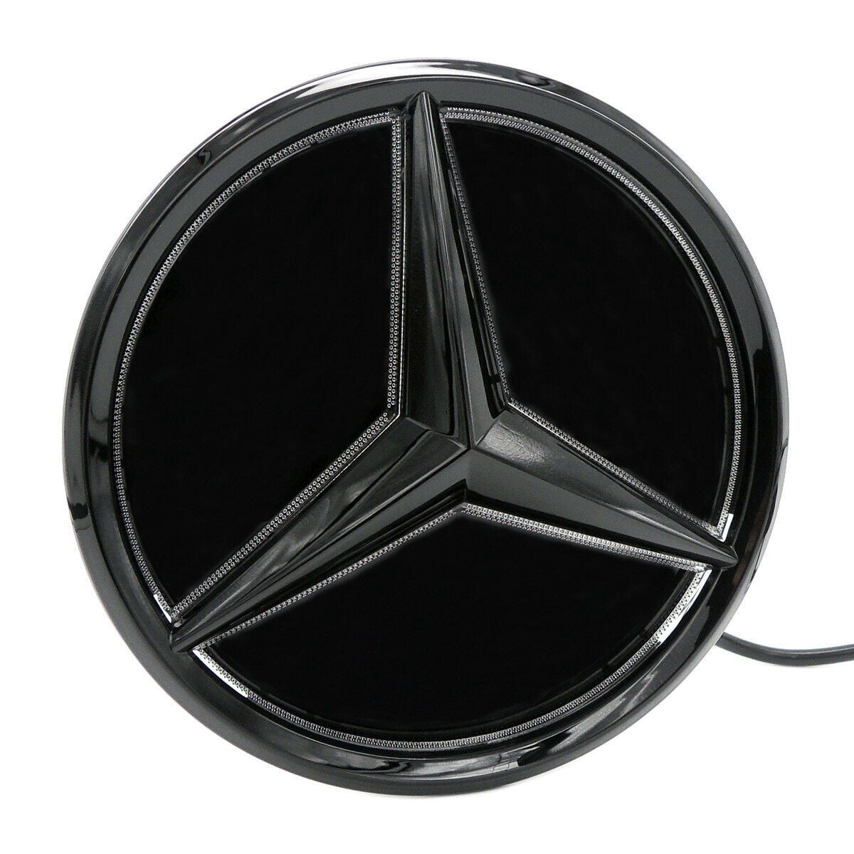 BlacK Car Led Logo Emblem Grille Light For Mercedes Benz W207 E ML GL CLA Twist