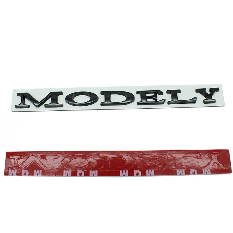 3D Letters Model Y Rear Back Trunk For Tesla Model Y Emblem Badge Stickers