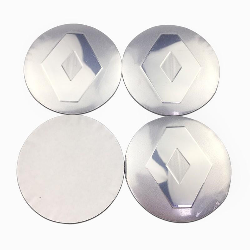 4PCS 56mm Renault Logo Car Wheel Center Hub Cap Sticker Auto Tire Emblem Badge Decal