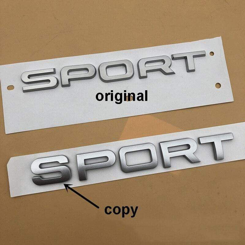 SPORT Emblem for Land Range Rover SV Autobiography Discovery HSE Luxury SCV6 SDV6 SDV8 Si4 Bar Badge Car Styling Trunk Sticker - larahd