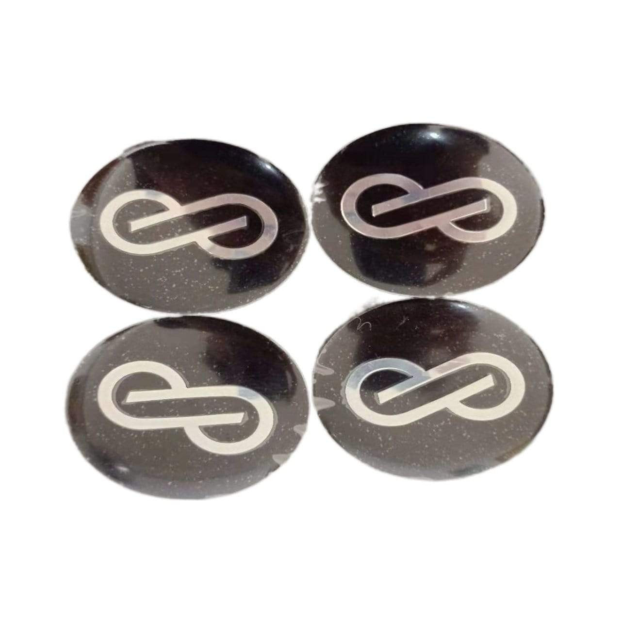 56MM ENKEI Wheels Center Cap Stickers Number 8 LOGO Badge Emblems-Realmancar