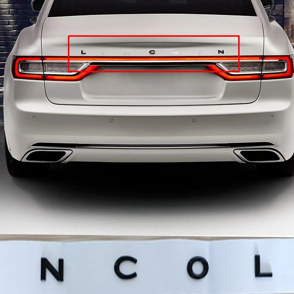 For Lincoln Rear Sticker Lincoln Trunk Emblem Sticker For MKC MKX KMZ Voyager Navigator - larahd