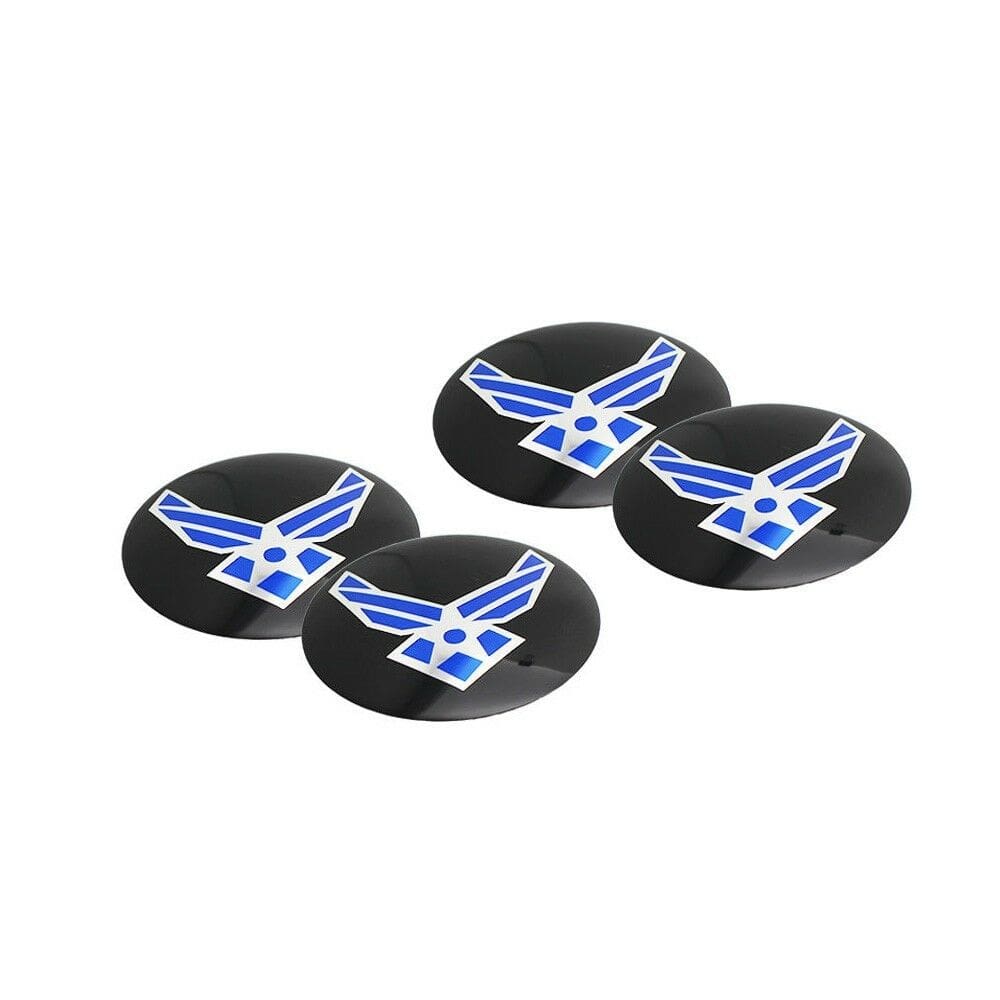 4x Wheel Center Hub Cap Car US Air Force USAF Emblem Badge Decal Stickers 56.5mm