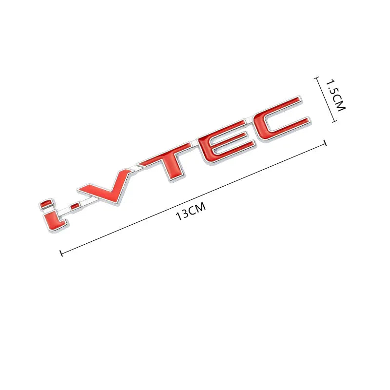 3D Metal VTEC i-VTEC CIVIC Sticker Emblem Badge Decals for Honda City Civic Accord