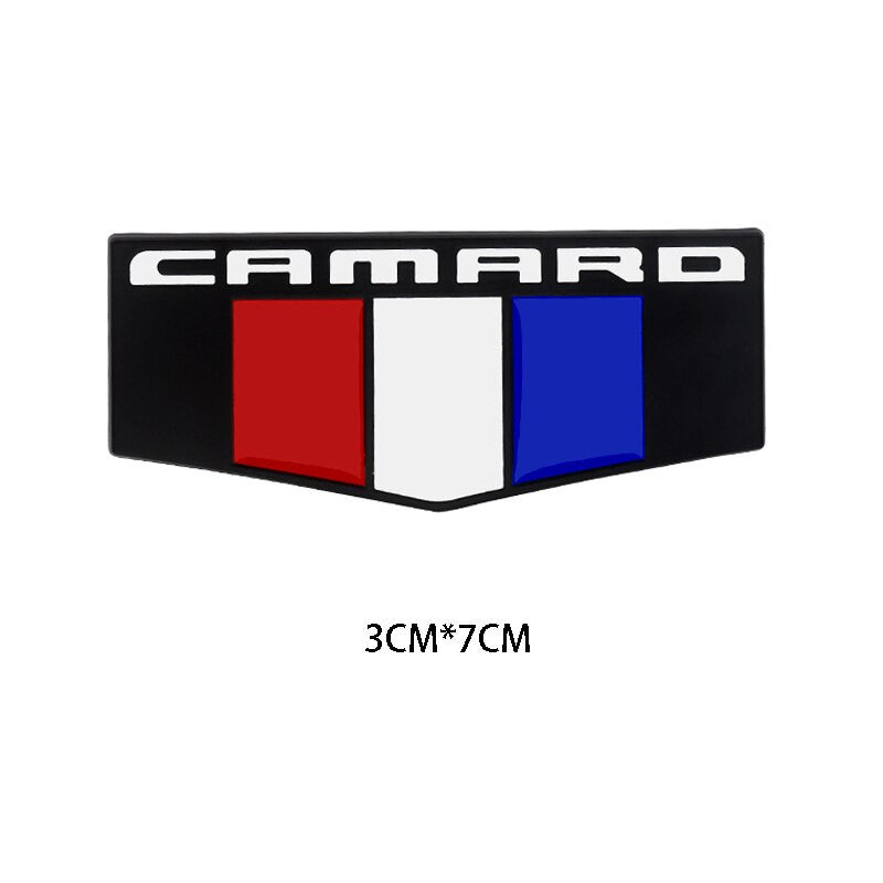 Metal Camaro Badge Emblem Rear Truck Side Fender Sticker Decals For Chevrolet - larahd