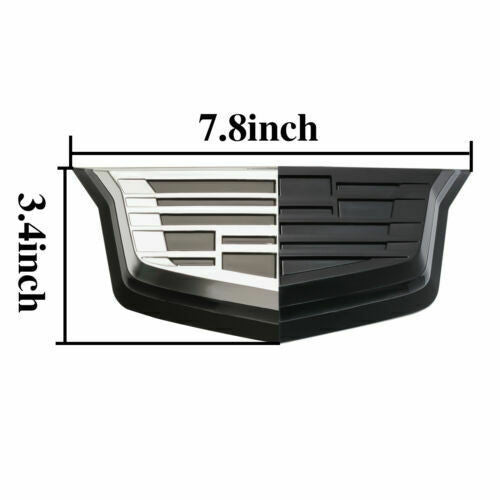 Black Chrome Illuminated LED Light Emblem Welcome Dynamic Style for Cadillac CT4/CT5 GM - larahd