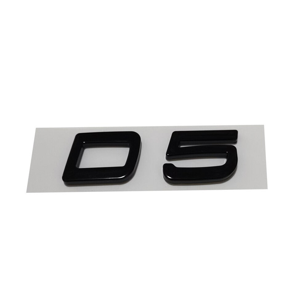 Glossy Black Emblem Sticker For Volvo XC90 XC60 XC40 D2 D5 S80 S90 S60 S40 V40 V60 - larahd