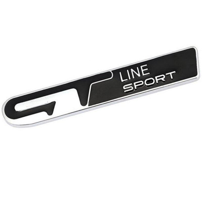 Alloy GT LINE Emblem Badge Sticker for KIA Forte Optima Stinger Sorento K5 - larahd