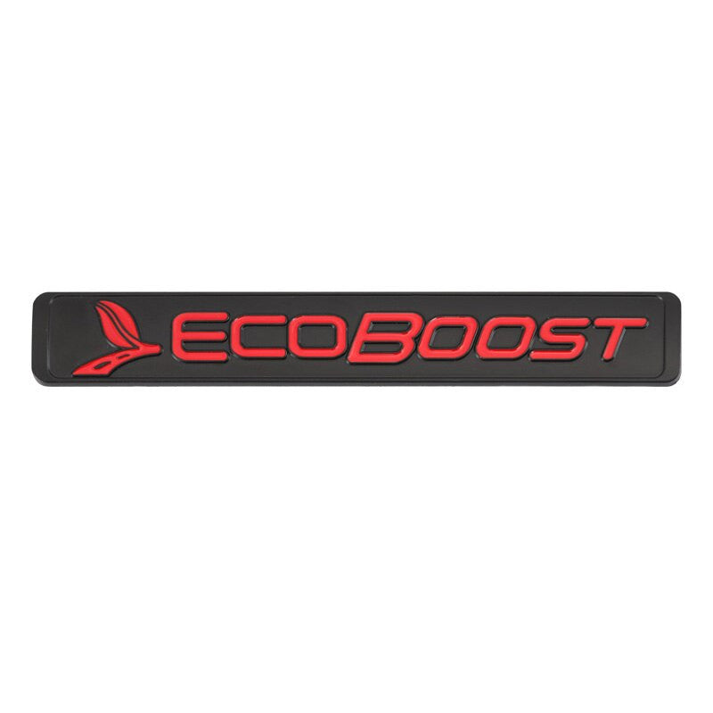 Metal Ecoboost Sticker Emblem Badge Decal for Ford Focus 2 3 4 Fiesta Kuga Escape Mondeo Edge