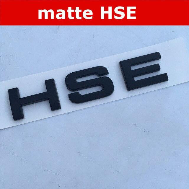 Round Font Letter Emblem Badge for DISCOVERY 4 V8 HSE SPORT Car Refitting Hood Rear Trunk Logo Sticker - larahd