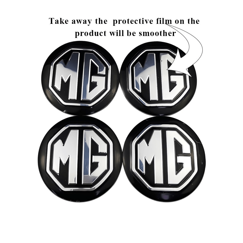 4pcs Car Emblem Wheel Center Rim Hub Caps Decal For MG Logo For MG TF ZR ZS 56mm