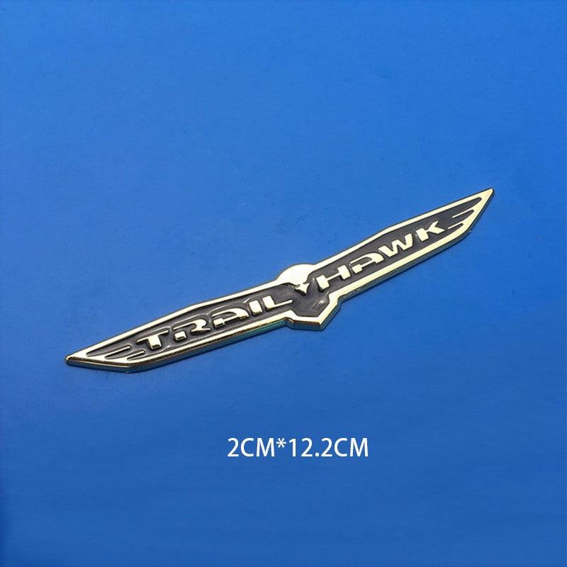 1x Car Fender Tailgate 3D Alloy TRAIL HAWK Emblem Badge Nameplate Sticker