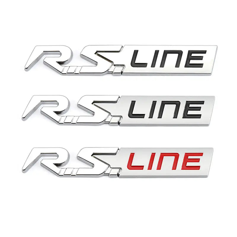 Sticker Emblem Badge Decal for Renault RS Line Clio Megane Scenic laguna Logan - larahd