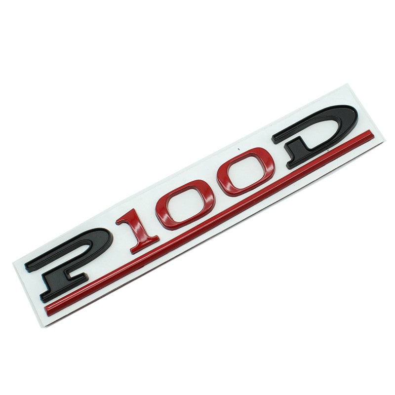 P75D P80D P90D P100D Badge Tesla Rear Trunk Lid Emblem Decal for Model 3 X S Y