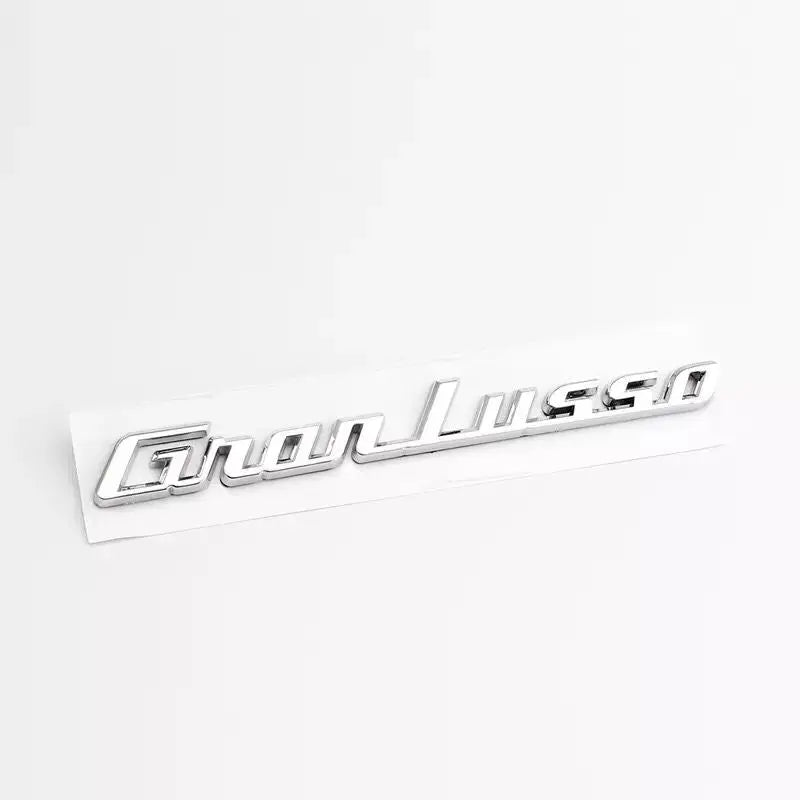 Maserati GTS Gransport Granlusso Quattroporte Granturismo Letter Emblem Badge Stickers Decals