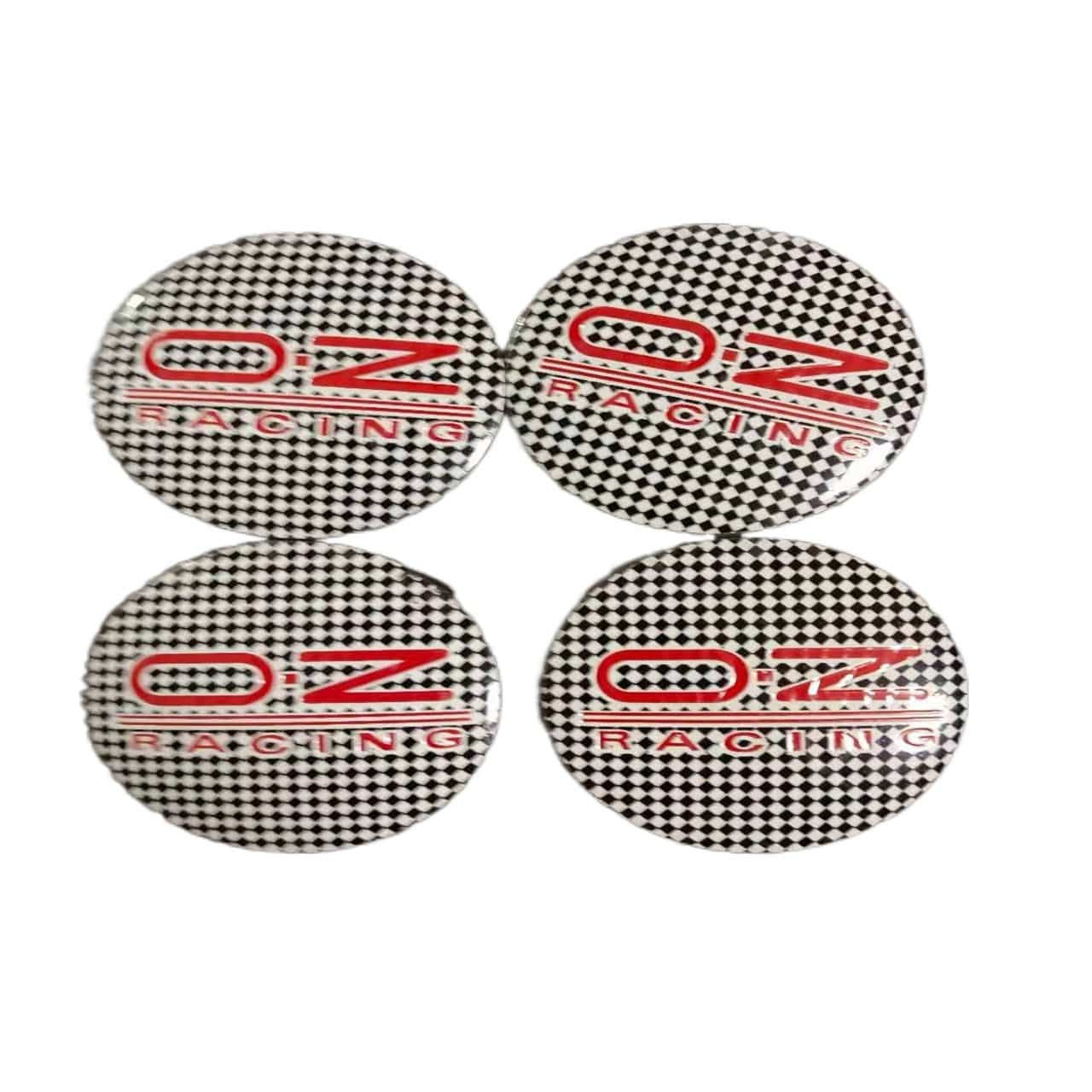 4PCS 56MM OZ Racing Car Wheel Center Hub Cap Sticker Car Logo Badge Emblem sticker Decal-Realmancar